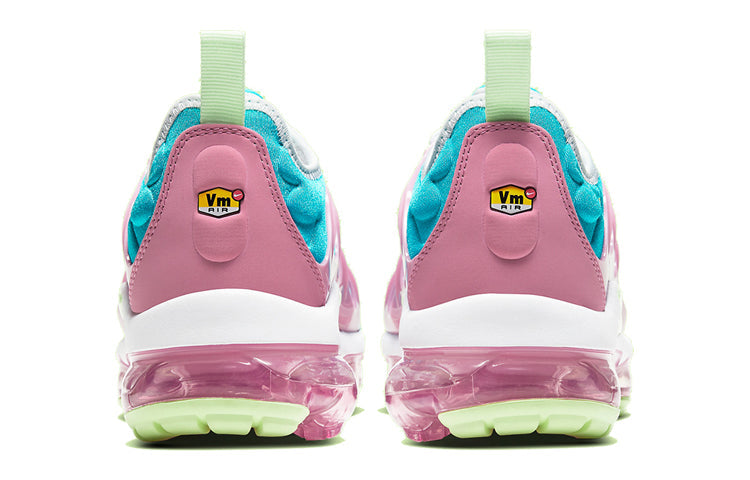 Nike Womens Air VaporMax Plus 'Easter' White/Platinum Tint/Oracle Aqua/Barely Volt CW7014-100