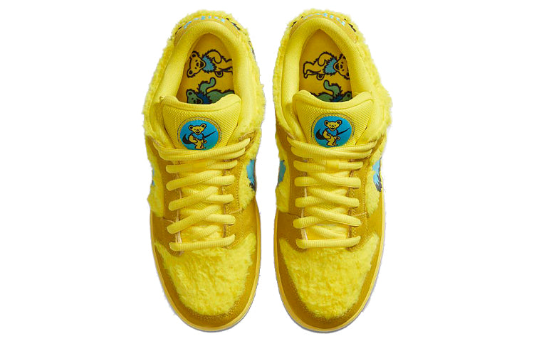 Nike SB Skateboard Dunk Low Grateful Dead Bears - Yellow CJ5378-700