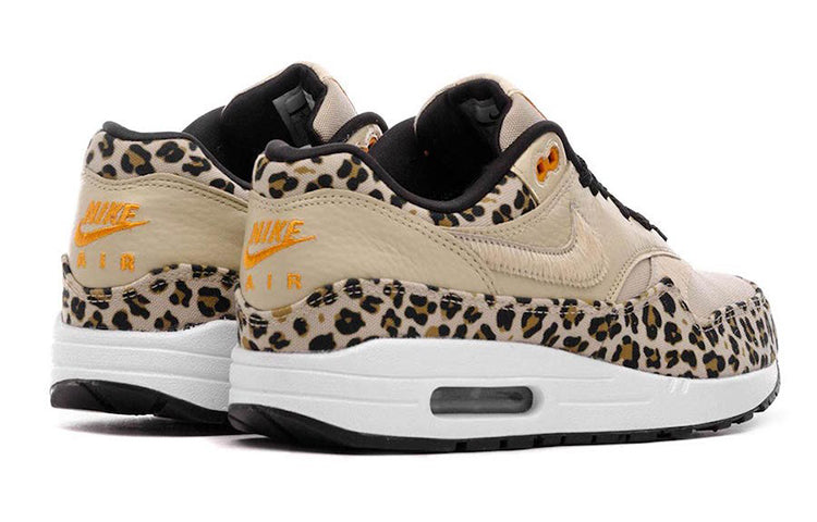 Nike Womens Air Max 1 Premium 'Leopard' Desert Ore/Orange Peel/Black BV1977-200