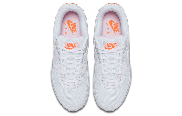 Womens Air Max 90 'White Pink Foam' White/Total Orange/Photon Dust/Pink Foam CZ0371-100