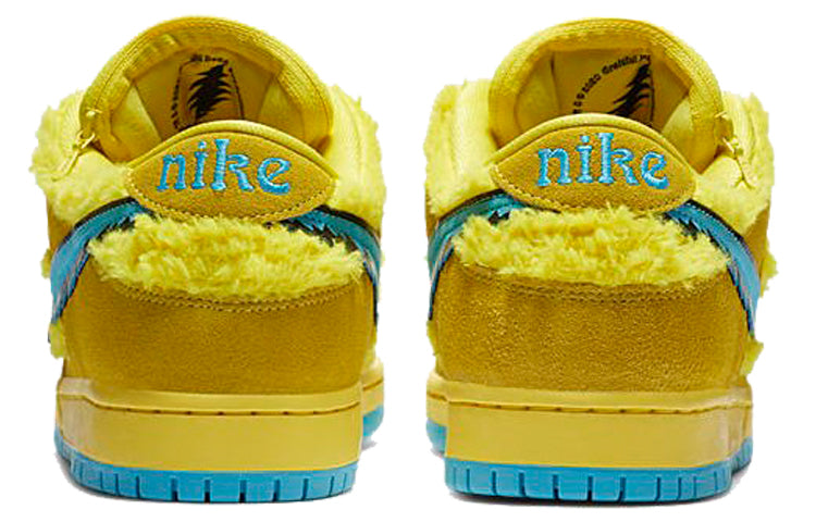 Nike SB Skateboard Dunk Low Grateful Dead Bears - Yellow CJ5378-700