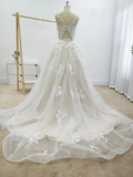 Beautiful A-Line Sweetheart Floor-Length Wedding Dress GJS1019
