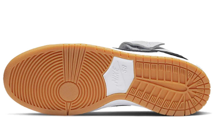 Nike SB Skateboard Dunk Mid Pro ISO Orange Label - White CD6754-100