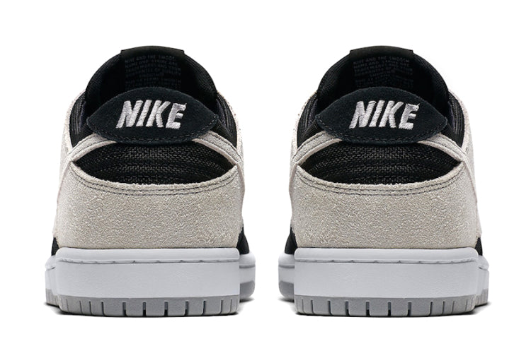 Nike SB Skateboard Zoom Dunk Low PRO Black/WOLF GREY-White-White 854866-001