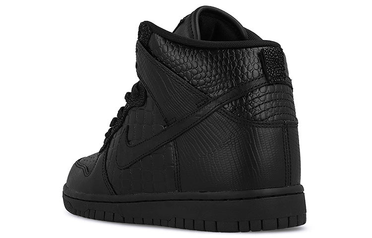 Nike Womens WMNS Dunk High LX 'Black' Black/Black-Ivory 881233-001