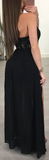 Elegant Black Prom Party Dress, Sexy Slit Long Formal Evening Dresses  GY187