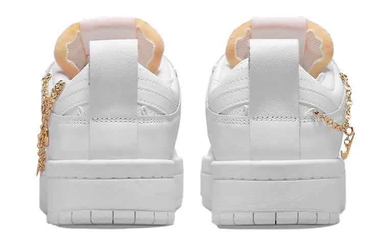 Nike Womens WMNS Dunk Low Disrupt White Metallic Gold DO5219-111