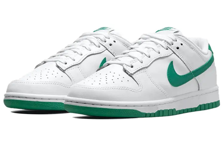 Nike Womens WMNS Dunk Low White Lucky Green DD1503-112