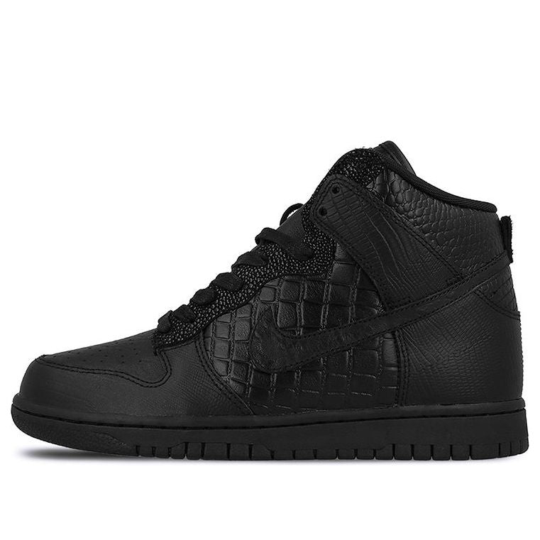 Nike Womens WMNS Dunk High LX 'Black' Black/Black-Ivory 881233-001