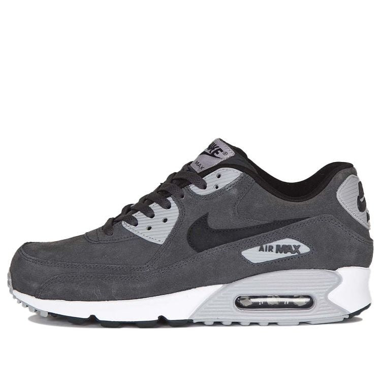 Nike Air Max 90 LTR Leather /Shoes Anthracite Wolf Grey 652980-012