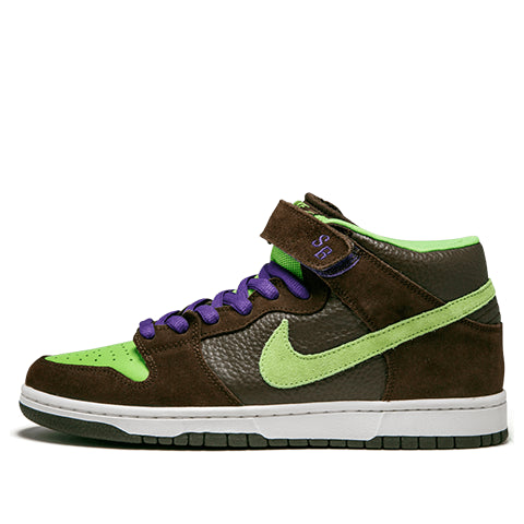 Nike Dunk Mid Pro SB Skateboard 'Donatello' Baroque Brown/ Radiant Green 314383-231