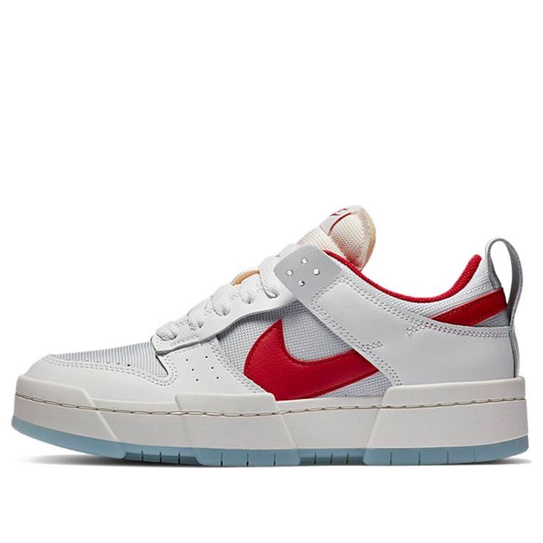 Nike Womens WMNS Dunk Low Disrupt Summit White Gym Red CK6654-101