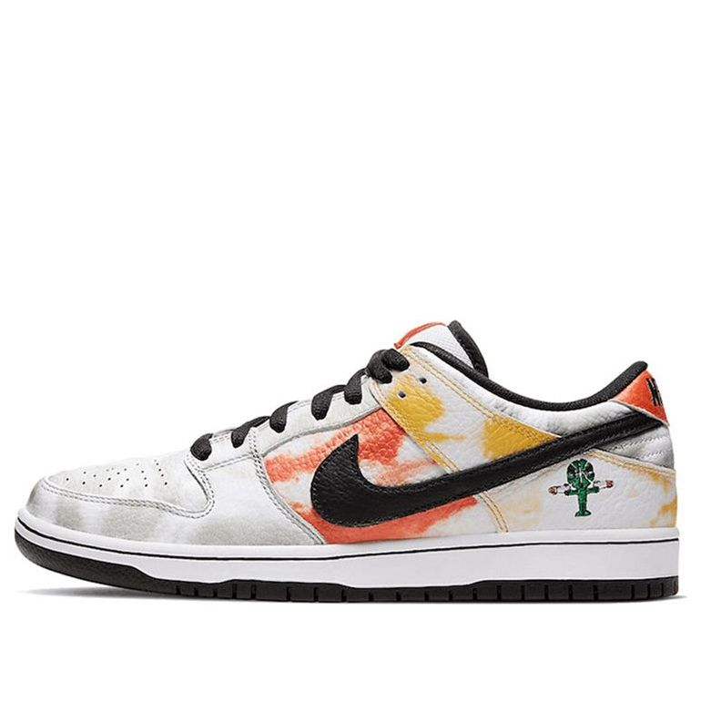Nike SB Skateboard Dunk Low Pro QS Raygun Tie-Dye - White BQ6832-101