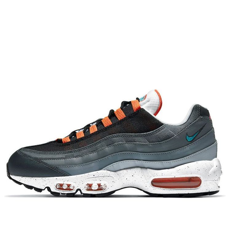 Nike Air Max 95 'Black Speckled' Black/Turf Orange/White/Aquamarine CZ0191-001