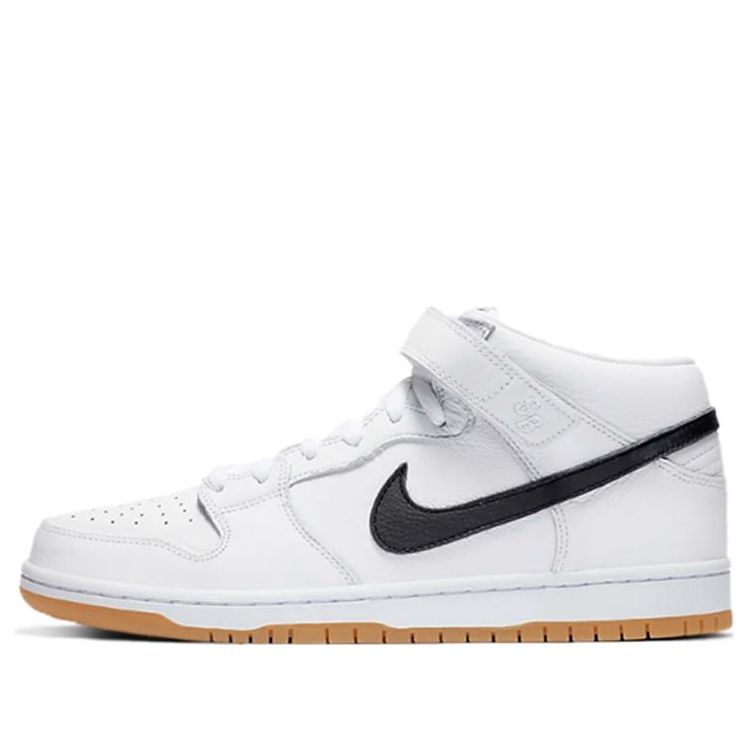 Nike SB Skateboard Dunk Mid Pro ISO Orange Label - White CD6754-100