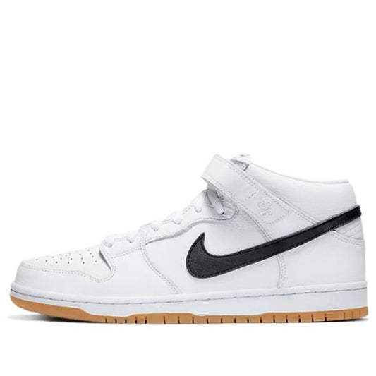 Nike SB Skateboard Dunk Mid Pro ISO Orange Label - White CD6754-100