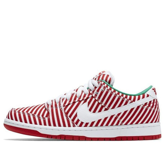 Nike SB Skateboard Dunk Low 'Candy Cane' Challenge Red/Stadium Green-White 313170-613