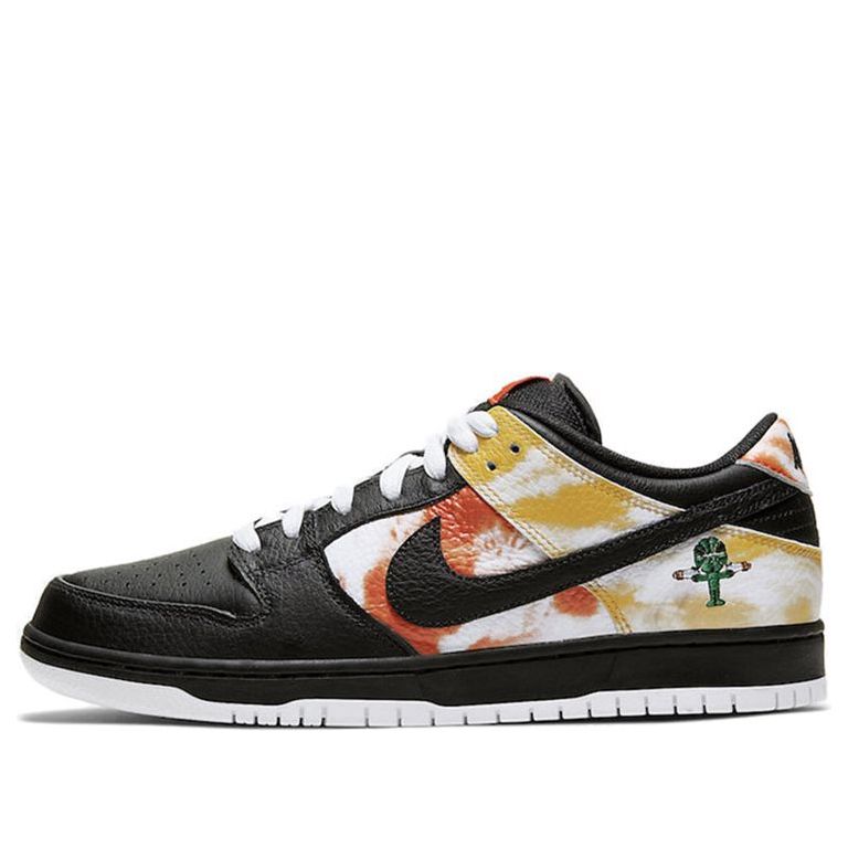Nike SB Skateboard Dunk Low Pro QS Raygun Tie-Dye - Black BQ6832-001