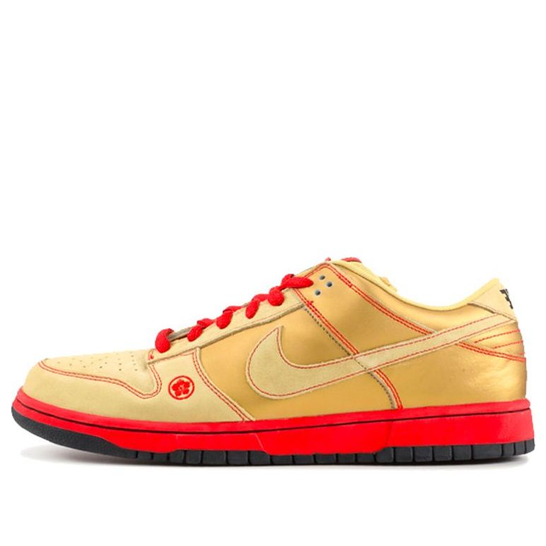 Nike Dunk Low Pro SB Skateboard 'Money Cat' Metallic Gold/Golddust 304292-771