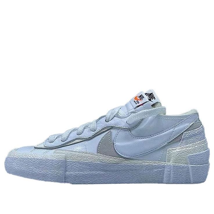 Nike Blazer Low x Sacai White Patent Leather DM6443-100
