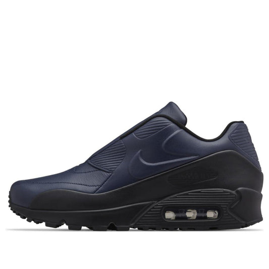 Nike Sacai x Womens WMNS Air Max 90 'Obsidian' Obsidian/Obsidian-Black 804550-440