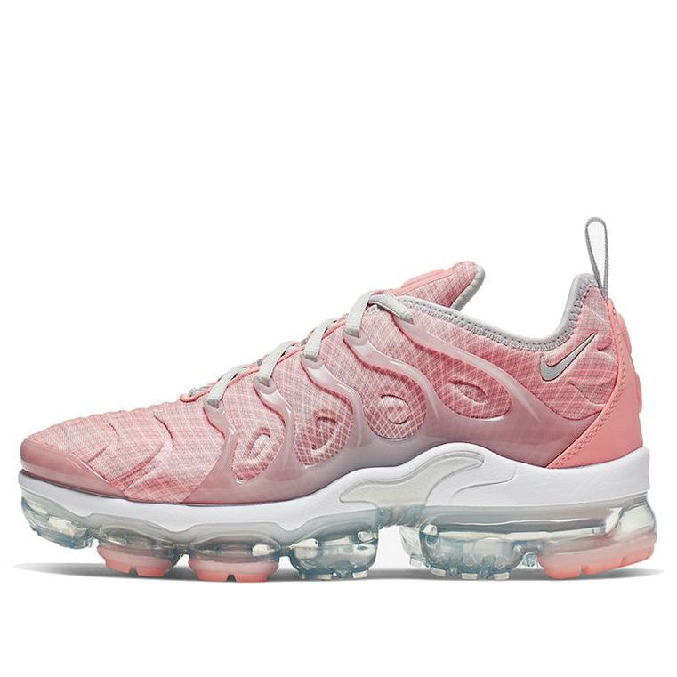 Nike Womens Air VaporMax Plus 'Bleached Coral' Bleached Coral/Metallic Platinum/Pure Platinum AO4550-603