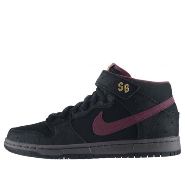 Nike Dunk Mid Pro Sb Black/Cherrywood Red-Light Graphite 314383-060