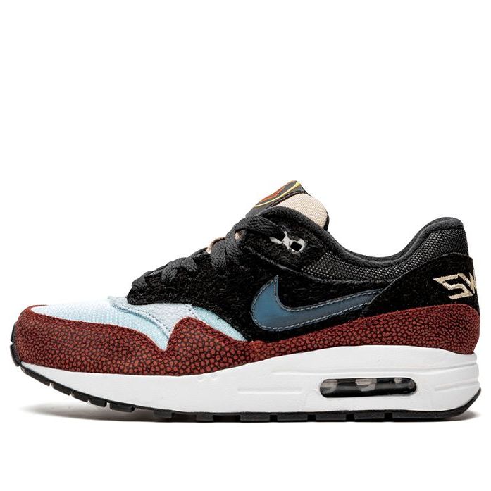 Nike De'Aaron Fox x Air Max 1 GS 'Swipa' Black/Cinder Orange/Photo Blue/Moon Particle/Desert Ore CJ9888-001