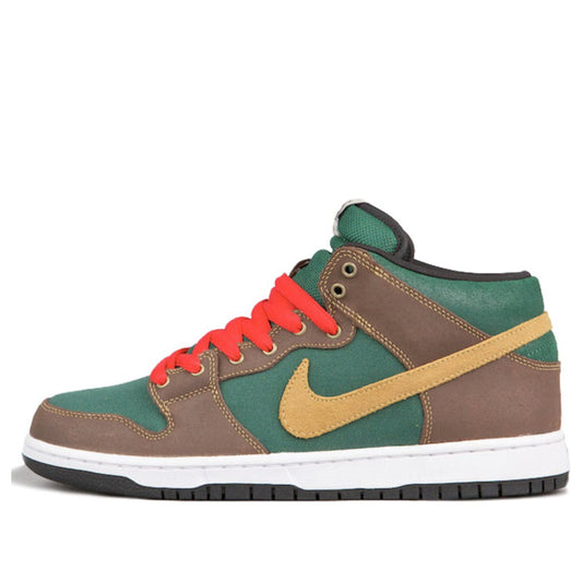 Nike Dunk Mid Pro SB Skateboard 'Patagonia' Noble Green/Mtllc Gold-Drk Ok 314383-302