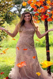 Sheath Spaghetti Straps Lace-Up Sweep Train Light Blue Prom Dress with Appliques LR8