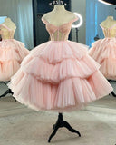 Beautiful Ball Gown Tulle Short Prom Dress, Princess Dress SJ210911