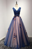 Beautiful Prom Dress V-neck Floor-length Ball Gown Long Prom Dress PDA579 | ballgownbridal