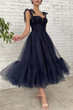 Elegant A-Line Tulle Prom Dress, Homecoming Dress SJ211066