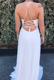 Chic Prom Dresses A Line Criss-cross Straps Embroidery Long Red Prom Dress  PDA608 | ballgownbridal