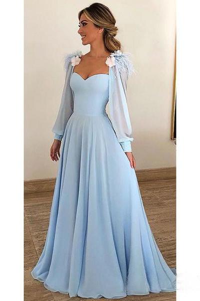 Teal modest formal dresses with sleeves – ebProm