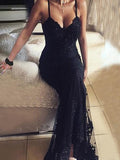 Sexy Mermaid Backless Long Prom Dress, Evening Dress SJ211174