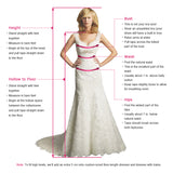 Charming A Line V Neck White Wedding Dresses with Ruffles Appliques PDA044